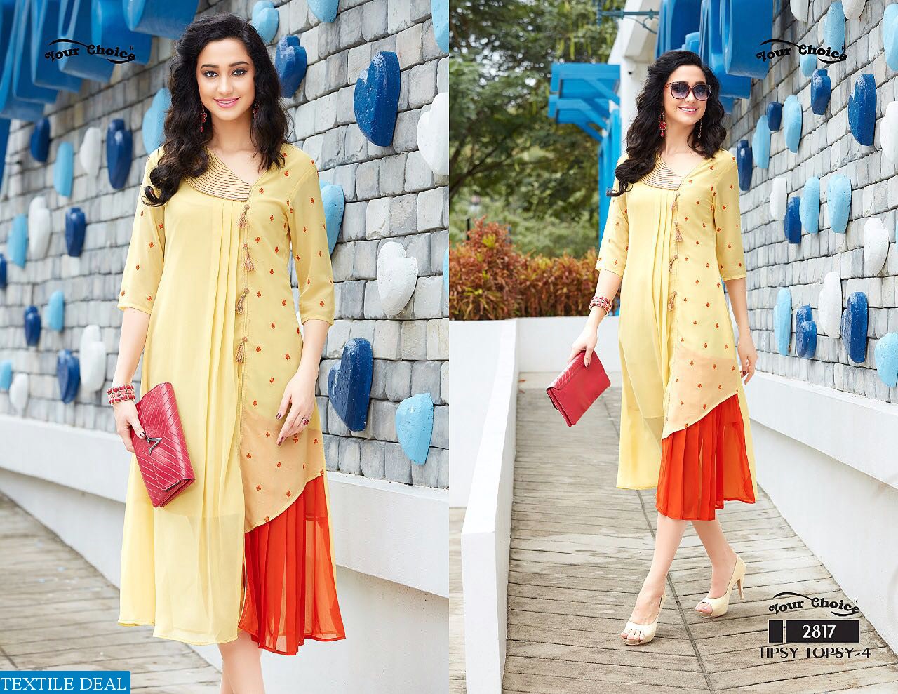 your choice Tipsy topsy vol-4 Wholesale Western Ready made Kurtis